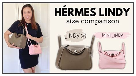 hermes lindy mini size|Hermes lindy size comparison.